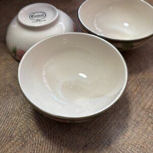 Lot 3 Franciscan Desert Rose Oatmeal cereal Bowl